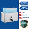VANNSOO Commercial Wall Mount Stainless Steel Soap Dispenser, Rust-Proof Lining