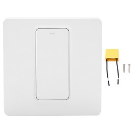 1 Gang Smart Wall Switch Push Button Remote Control Works with for Tuya AC 100‑240Vfor ZigBee