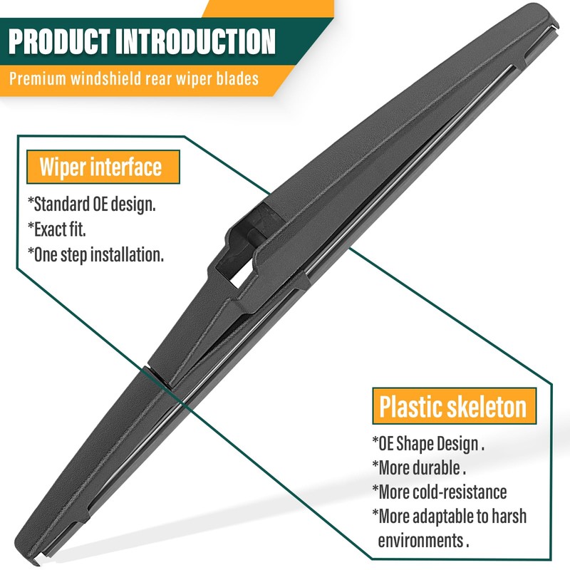 KVQ Windshield Wiper Blades Replacement for Dodge Journey 2009-2015 2016