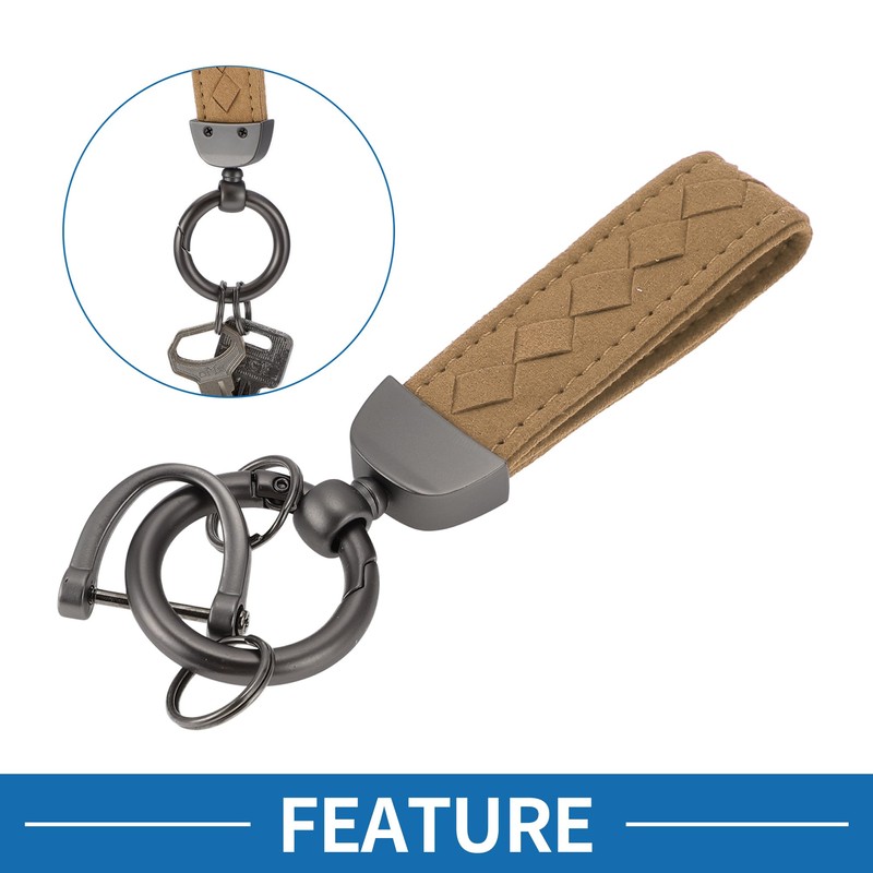 A ABSOPRO Car Keychain Universal Key Chain with Ring for