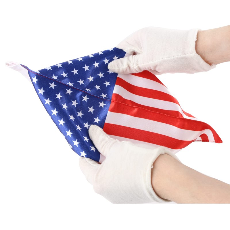 MASION 2Pcs Motorcycle Flag Red Line American Flags 6 by