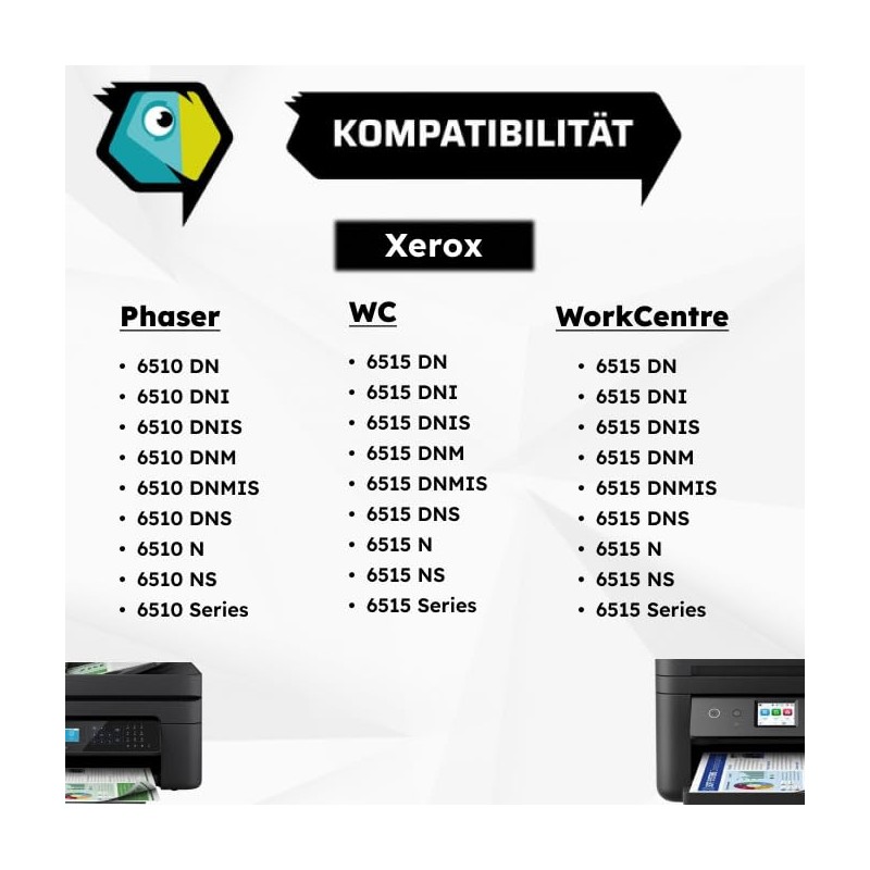 Inkadoo Toner for Xerox 106R03692 Toner WorkCentre 6515 DNI WorkCentre