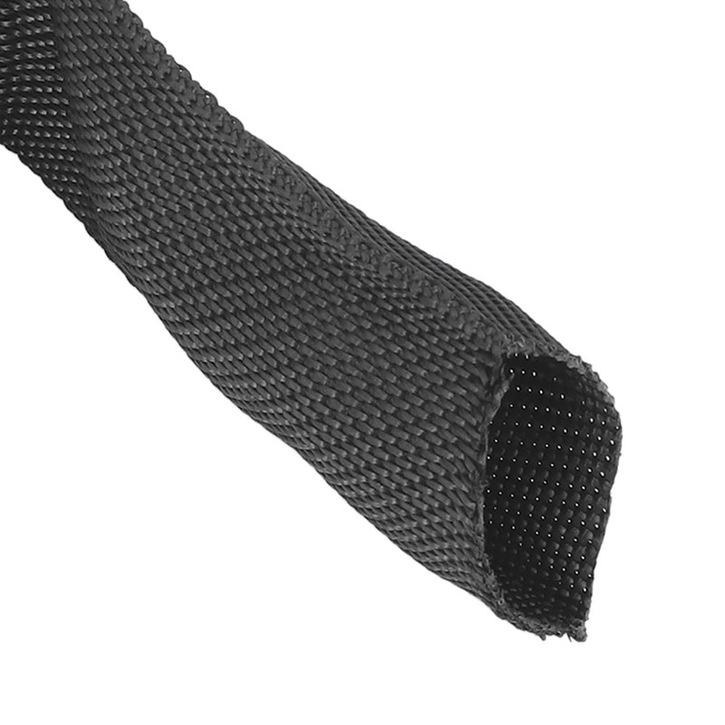 Winch rope protector,Polyester Winch Rope Protective Sleeve Black Universal for