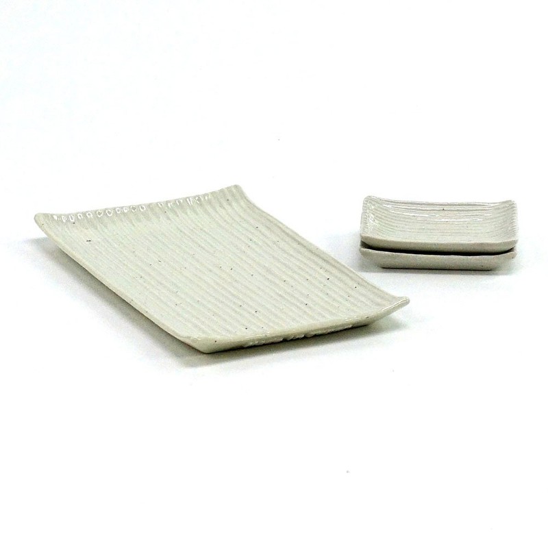 Minoru Pottery Lightweight Shogi Pottery & Small Plate Set