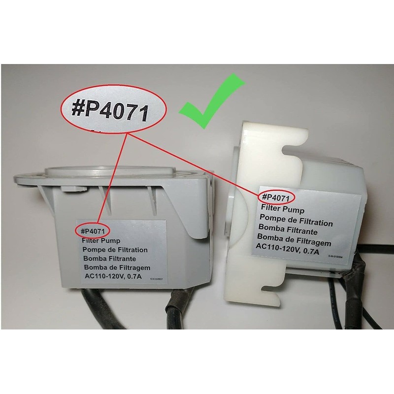 IKSI P4071 58113 Hot Tub Water Pump E02 Repair Kit