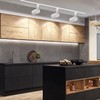 VANoopee 3-Color 10W H Track Lighting Heads Dimmable LED Track