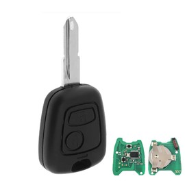 Chiave Car a Distance 433 MHz ID46 for Peugeot 106 107 206 306 307 207 407 Partner Per Citroen C1 C2 C3 C4 Saxo Picasso (for Peugeot)