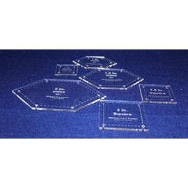 Patchwork of The Crosses 6 Piece Set Templates - 1/8 Inch Thick