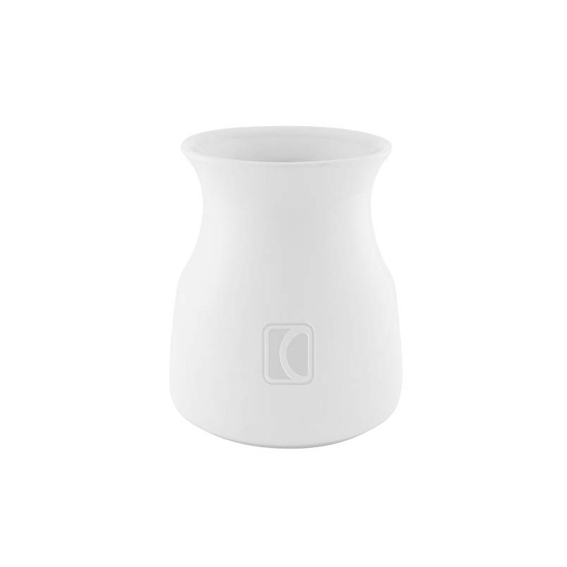 Chantal Ceramic Utensil Crock, 6.875", White