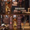 Minicity Book Nook Kit, DIY Miniature Dollhouse Booknook Kit, 3D