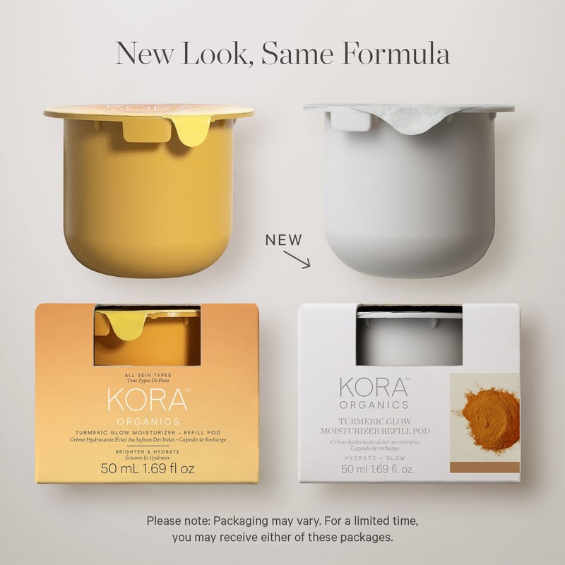 KORA Organics Turmeric Glow Moisturizer Refill Pod 50ml