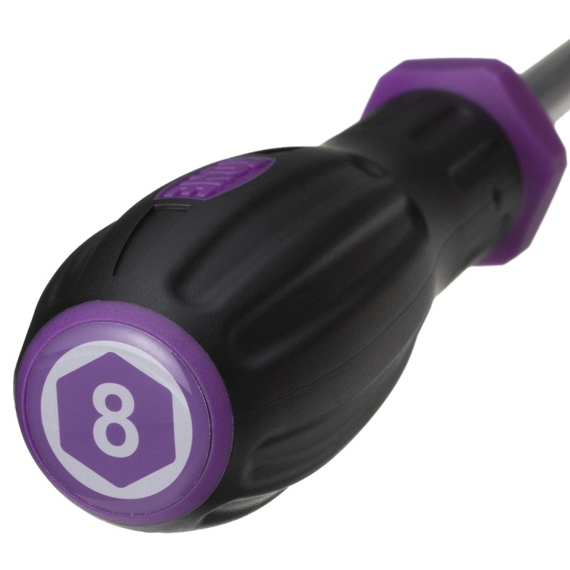 TONE Power Grip Box Driver (Deep Type) PGBD-08L, Purple, Double