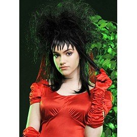 Magic Box Womens Beetlejuice Style Gothic Bride Wig