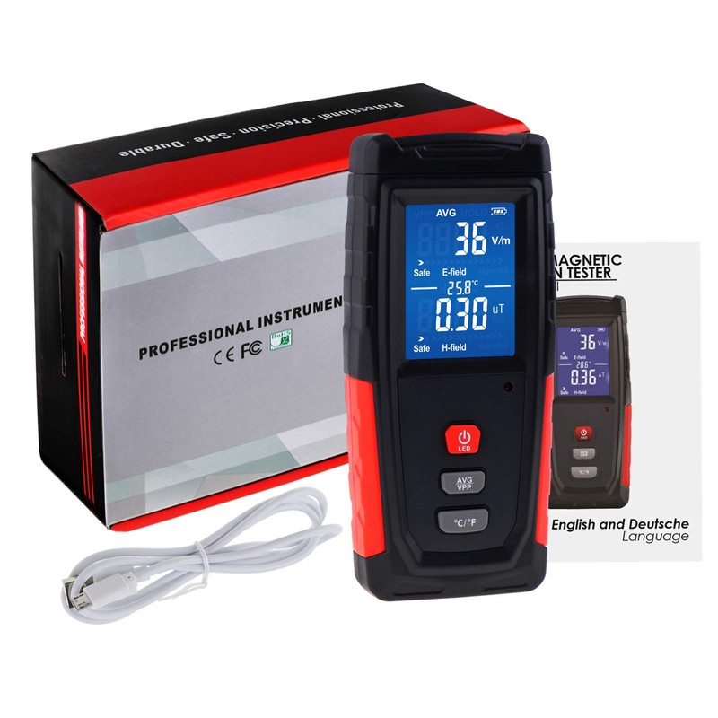 Gain Express Electromagnetic Wave Meter, EMF Meter, Electromagnetic Field Radiation,