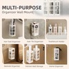 2 Set Hair Tool Organizer Wall Mount, Hanging Bathroom Hair
