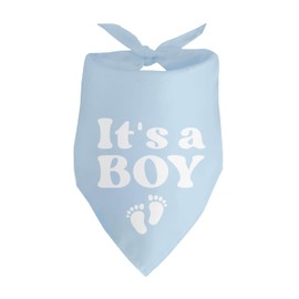 It's a Boy Gender Reveal Announcement Dog Bandana Dog Baby Announcement Pregnancy Announcement Photo Blue Dog Bandana Puppy Bandana for Small Medium Cat Dogs
