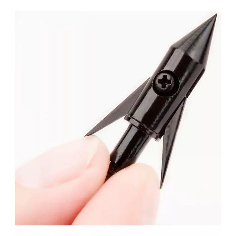 DEAD Distribuidora Set 3 Puntas Flecha Arco Ballesta Navaja Pesca