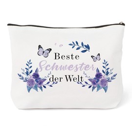 Beste Schweste Geschenke,Geschenk Für Schwester Geburtstag,Geschenke Für Schwestern,Schwestern, Kosmetiktasche Bag Für Schwester