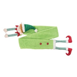 Gallerie II Christmas Elf Fun And Whimsical Scarf One Size Fits Most Green