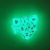 DND Dadi – Glow-in-The-Dark DND Set di dadi (7 pezzi)