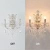 YLONG-ZS Crystal Wall Sconce Crystal Wall Chandelier Wall Lamp Modern