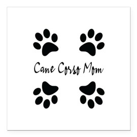 CafePress Cane Corso Mom Square Car Magnet, Magnetic Bumper Display
