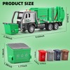 NOVAFUSION Garbage Truck Toys for Boys,Toy Garbage Truck Metal Diecast