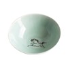 大堀 相馬 Burn 松永 Kiln Rice Bowl Celadon Color (Large)