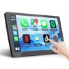 Haudio 9“ Double Din Car Stereo with Wireless Apple Carplay