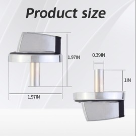 Abeskch W10284885 Stove Control Knob Compatible with Whirlpool Range Oven Burner, Replacements Part WPW10284885, W10284885, PS11752001, AP6018699 (5 Pack)