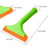 3 Pcs Flexible Silicone Squeegee, FineGood 5.9” Blade Window Squeegee