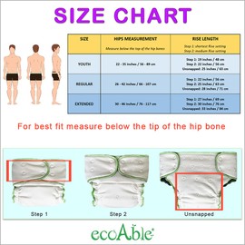 Adult Fitted Cloth Diaper: Incontinence Special Needs Washable Protective Briefs for Women and Men (Fitted Diaper, Medium)