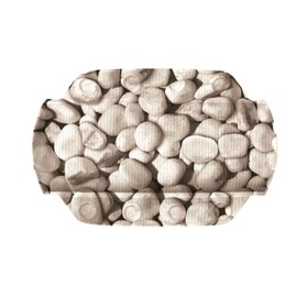 Kleine Wolke Nackenpolster Stepstone, PVC-Schaum, Maße 32x 22 cm, natur