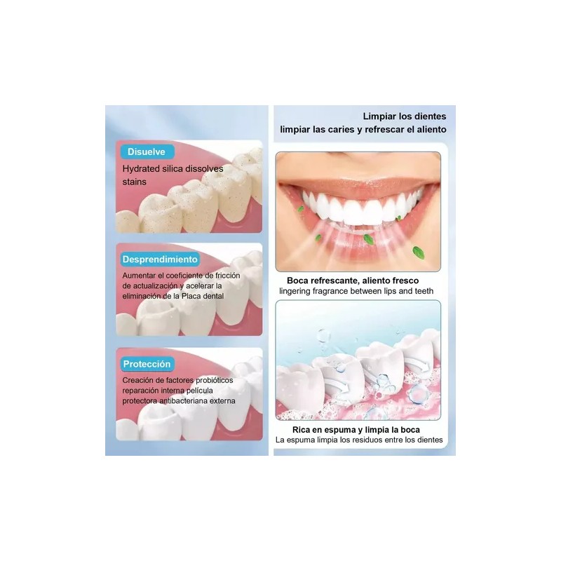 P-Paquete Dentales Blanqueadoras Probióticas Sp-6 De 2 Pastas