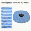 Upgraded Bluetooth Under Pillow Speaker - Ultra Thin Pillow Speakers