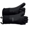 GEEKHOM Silicone Oven Gloves Heat Resistant BBQ Gloves with Cotton