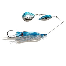 Savage Gear Da Bush Spinner Bait, 18 cm, 42 g, Sinking Blue Silver