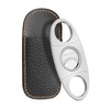 Anntuk Cigar Cutter Stainless Steel Guillotine Double Cut Blade in