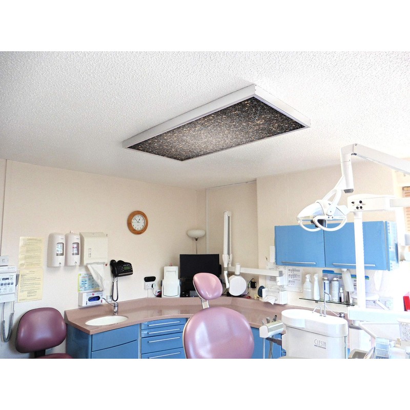Fluorescent Light Cover for Classroom Ceiling Lights - Premium Backlit