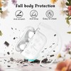 MATEPROX Flower Design Compatible with AirPods Pro 3 Case with