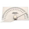 SPI 30-393-3 Rectangular Head Protractor: 6" Blade Length, 180° Measurement,