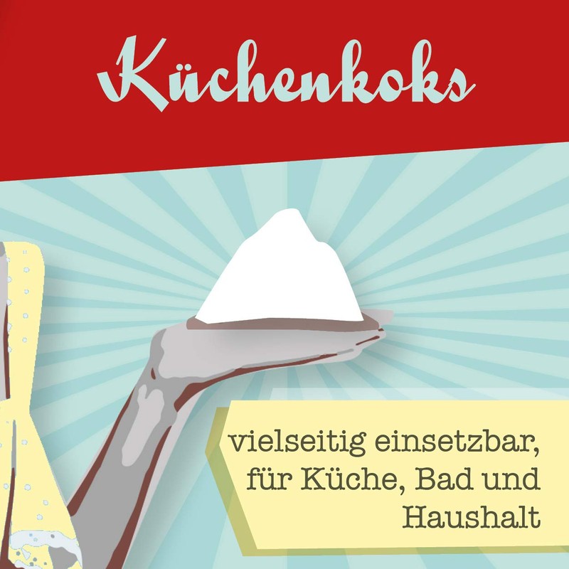 Küchenkoks 500 g (Sodium Hydrogen Carbonate) - for Kitchen, Bathroom,