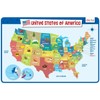 merka Kids US Map Placemat for Dining Table, Non Slip