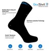 Dexshell Crew Socks DS683 BLK Ultra Thin Crew Black Large