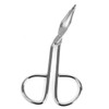 Healifty 1Pcs Eyebrow Scissors Stainless Steel Scissors Professional Shaped Eyebrow