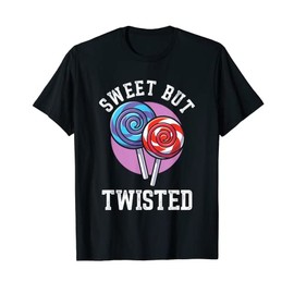 Sweet But Twisted Funny Christmas Candy Lollipop Costume T-Shirt