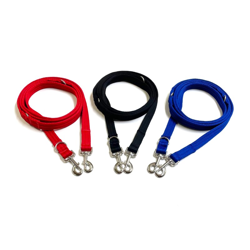 Double Ended Dog Training Lead Police Style Adjustable Leash 5ft
