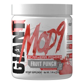 Giant Bcaas + Eaas Aminoácidos De Cadena Ramificada 30 Srv Sabor Fruit Punch