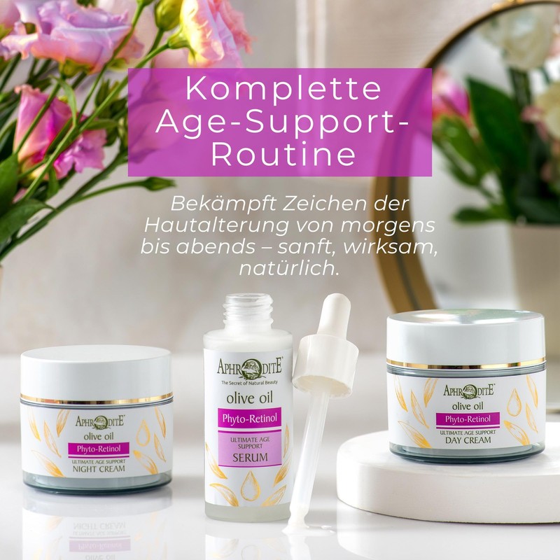 Aphrodite Phyto-Retinol Age Support Serum - Herbal Retinol Alternative -