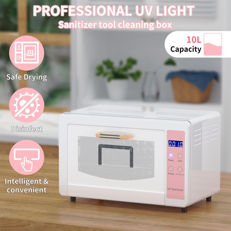 Yofuly Sterilizer for Esthetician, 10L Large Sterilizer for Nail Tools,